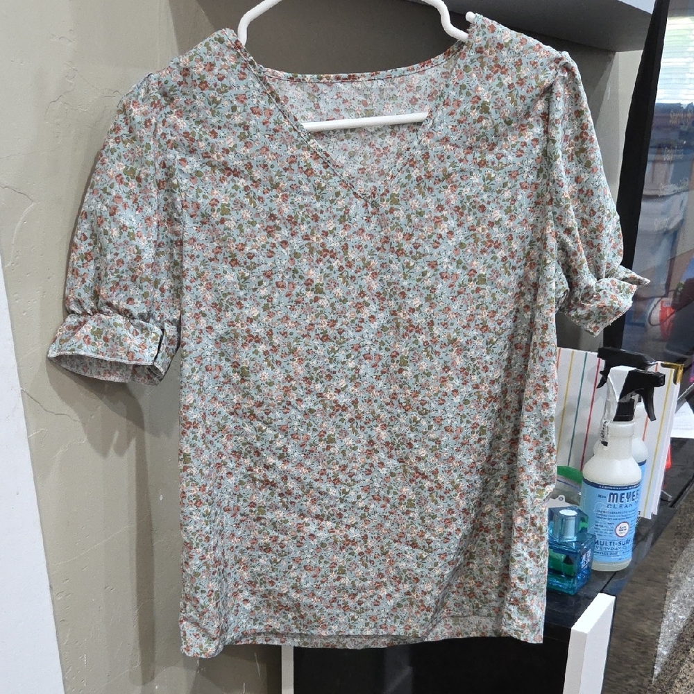 Floral Print Women's Top